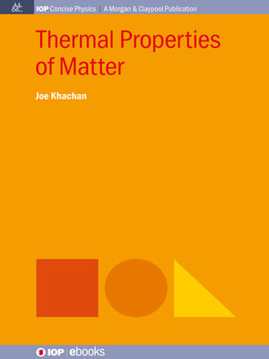 cover image of Thermal Properties of Matter